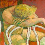 18. Nude and bentwoods (1985 Oil on board 74 x 122cm)