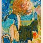 25. Old olive grove, Greek island (1989 Pastel on paper 57 x 45cm)