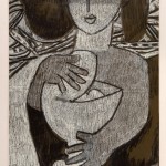 29. Pandora (1995 Oil pastel on paper 92 x 66cm)